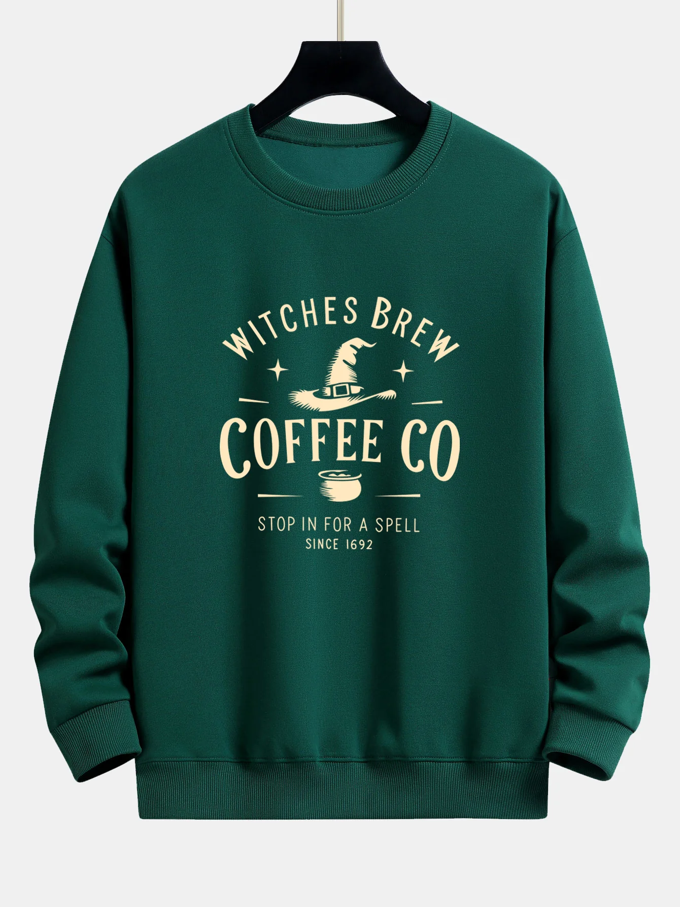 Hexenbrau Kaffee Halloween Druck Locker sitzender Pullover - Image 9