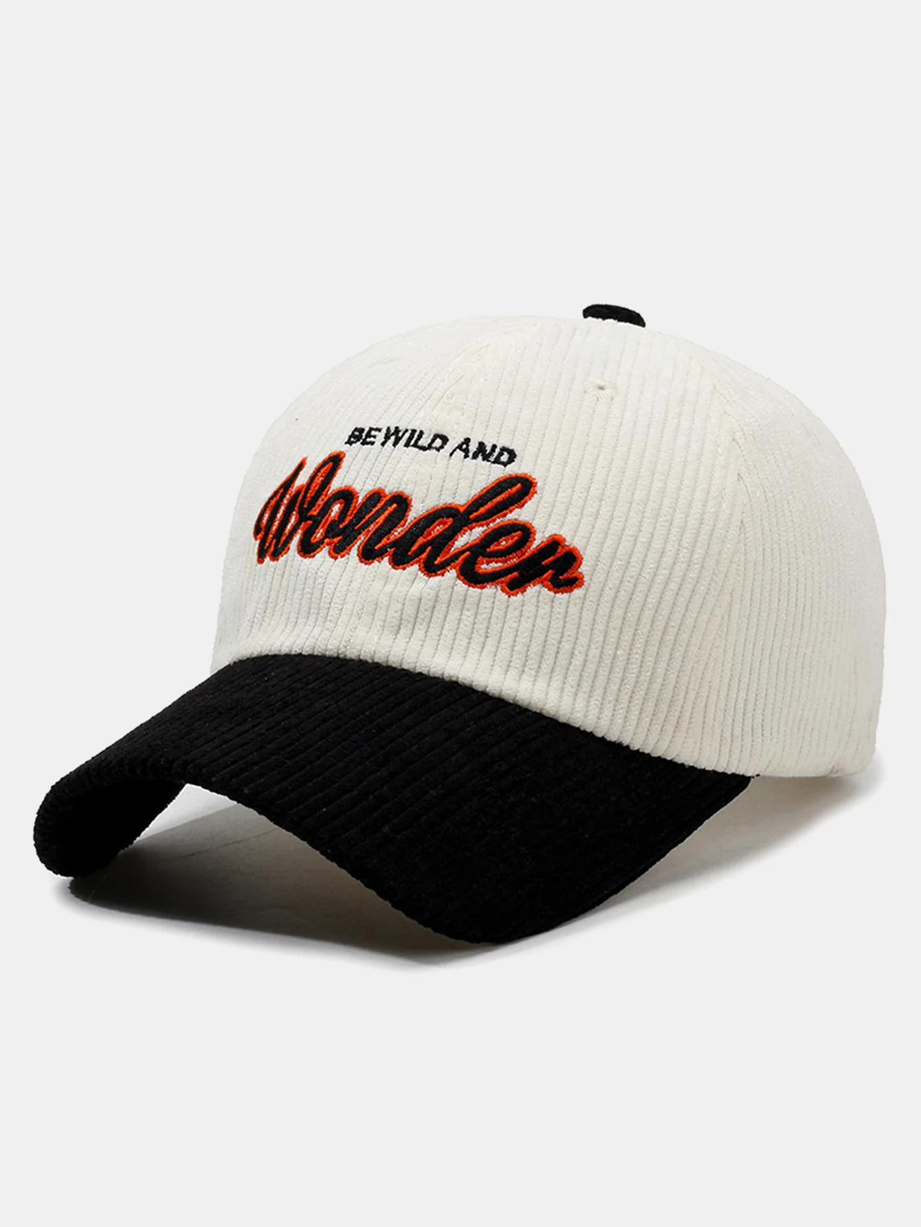 Wunder Stickerei Corduroy Baseballkappe - Image 2