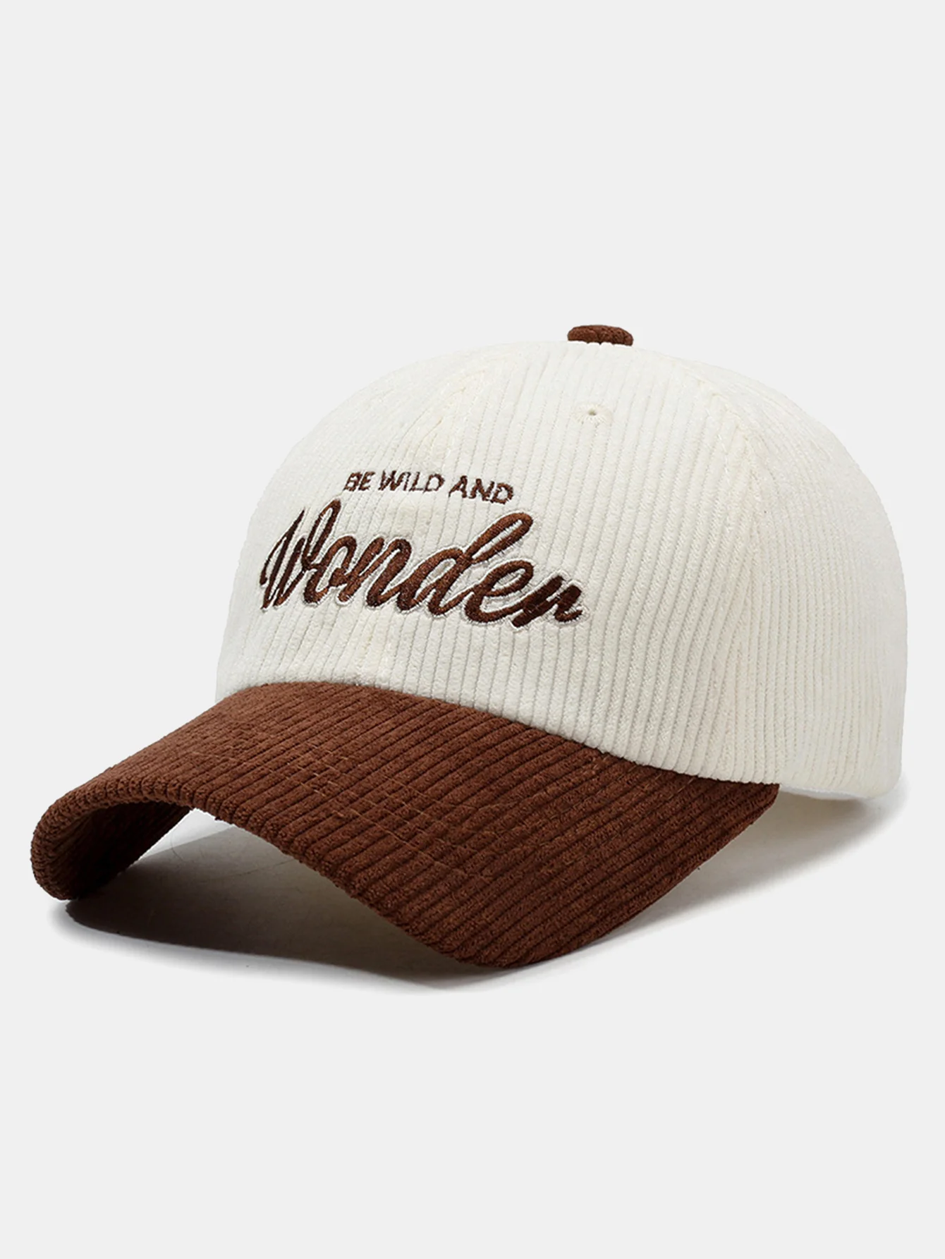 Wunder Stickerei Corduroy Baseballkappe - Image 4