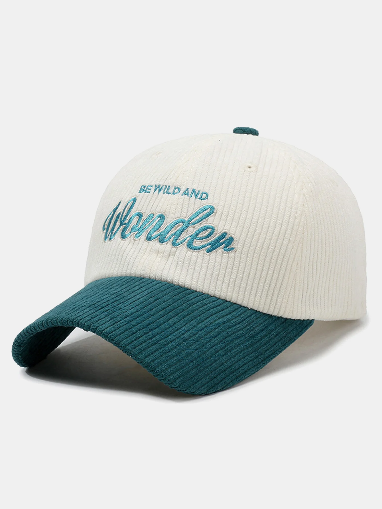 Wunder Stickerei Corduroy Baseballkappe - Image 5