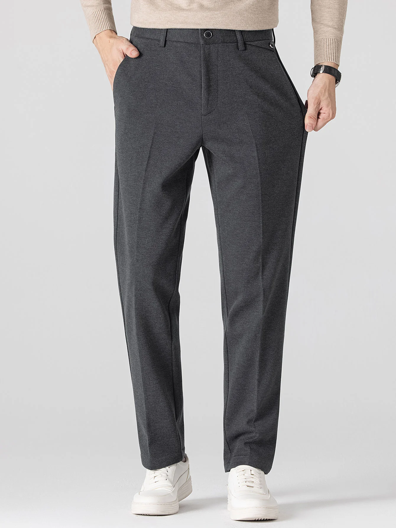 Wollene Hose mit geradem Bein - Image 5