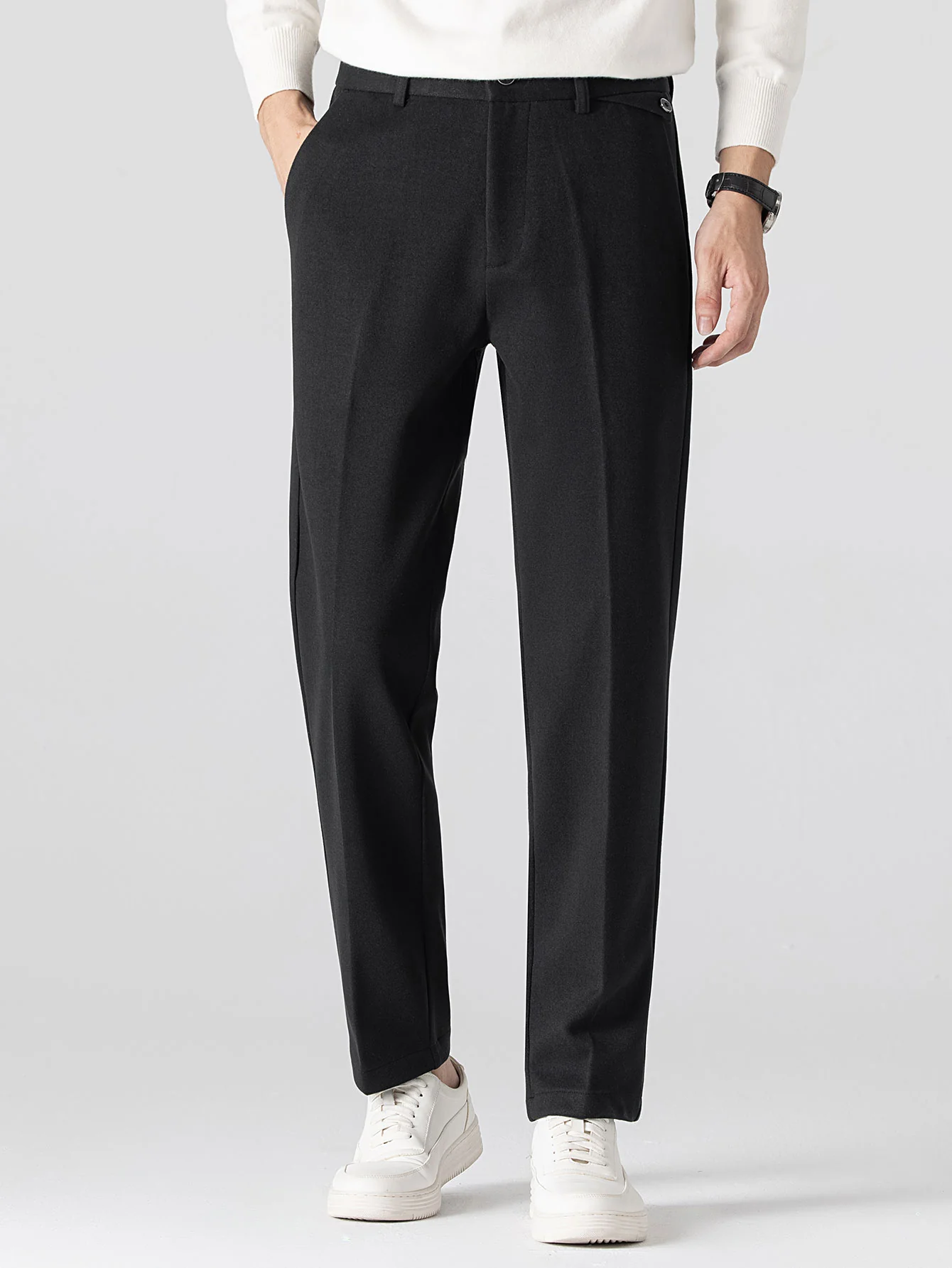Wollene Hose mit geradem Bein - Image 9