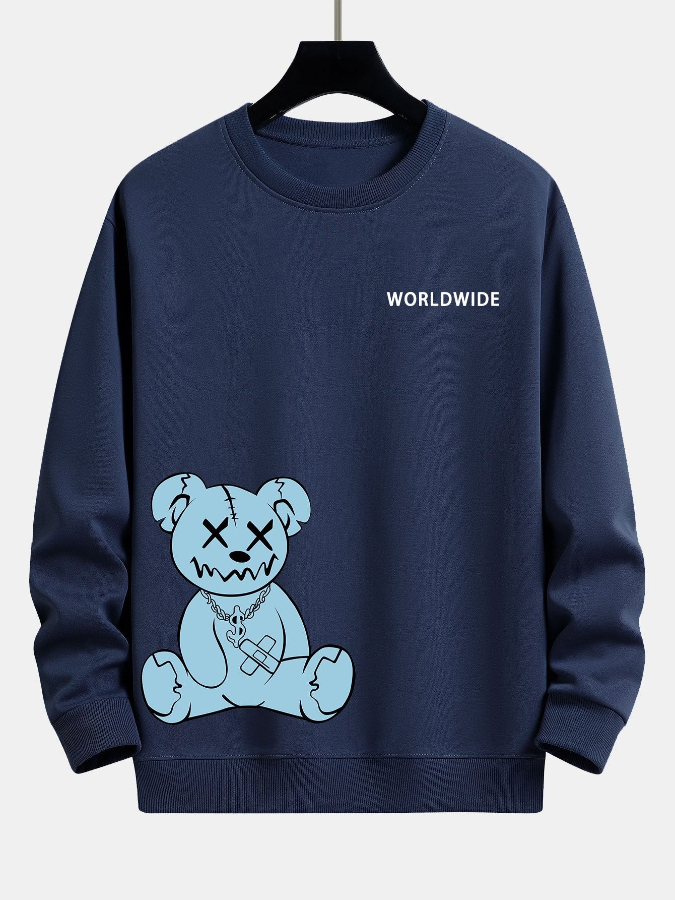 Weltweite Bärenprint Relaxed Fit Sweatshirt - Image 6