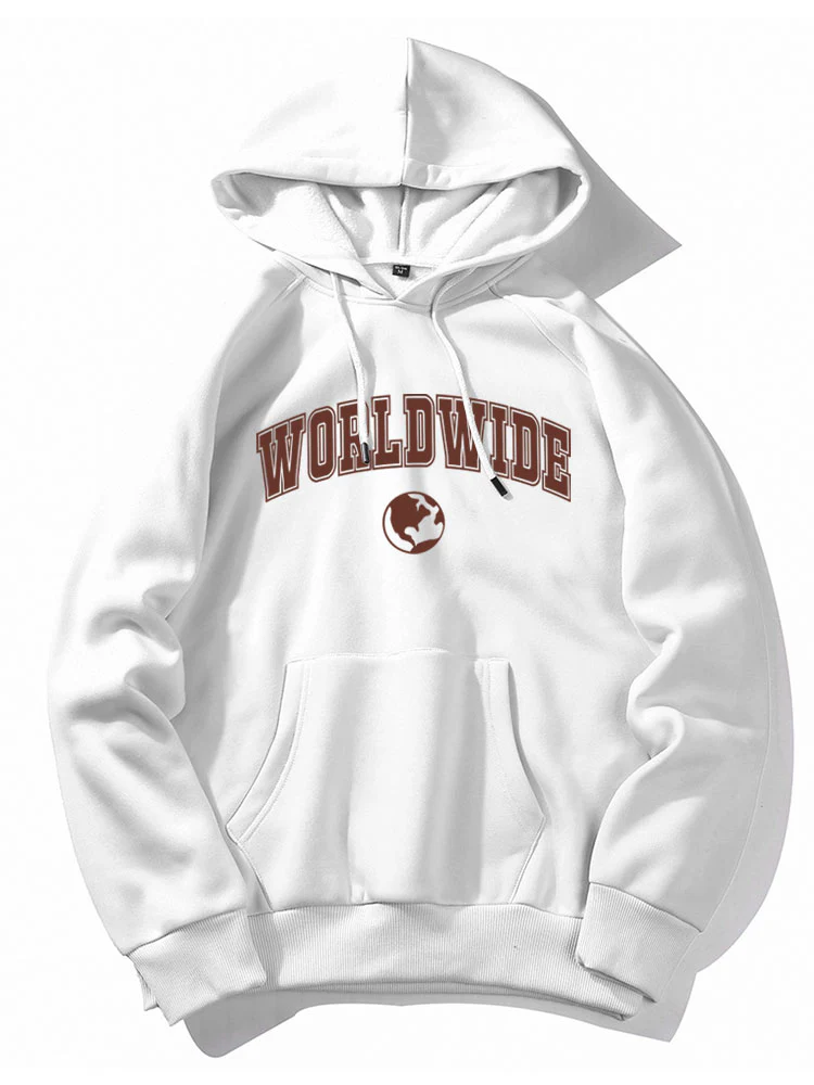 Weltweite Charakterdruck-Hoodie - Image 2