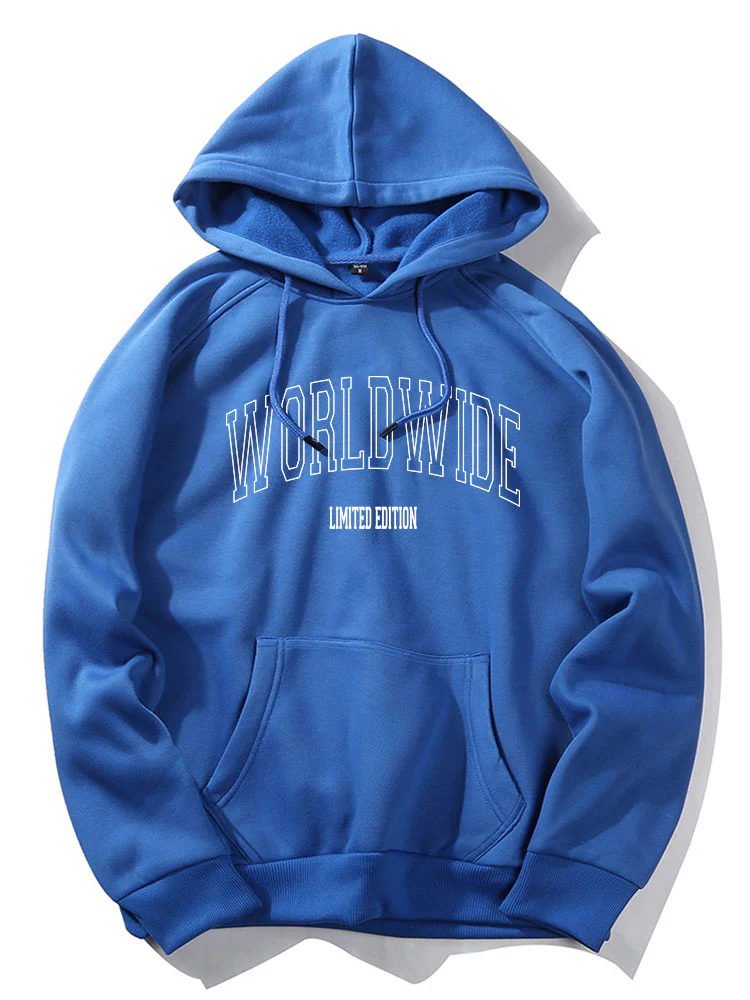 Weltweite Buchstaben Druck Kapuzenpullover - Image 6