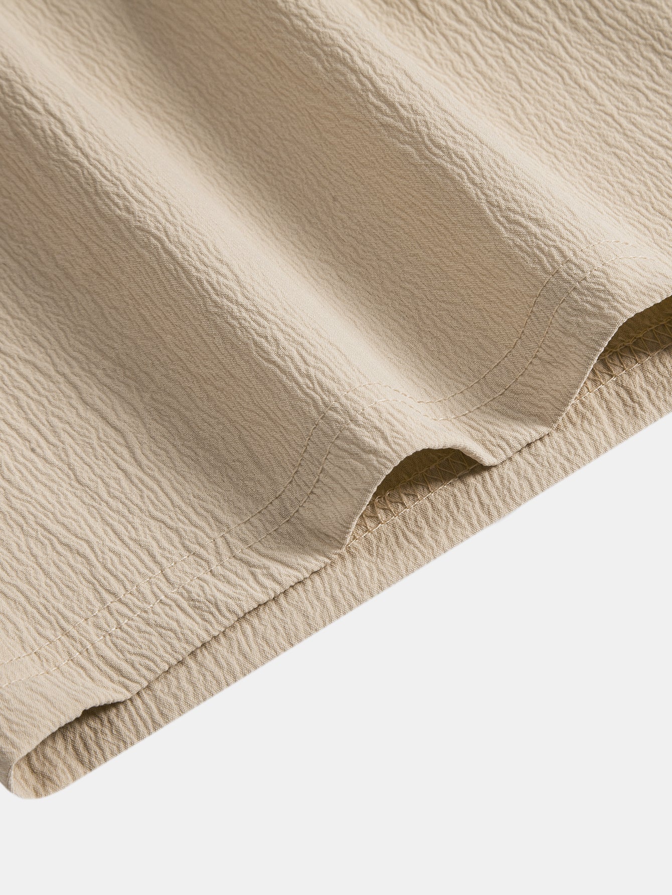 Faltige Textur<tc>rot</tc> Shorts mit Kordelzug - Image 9