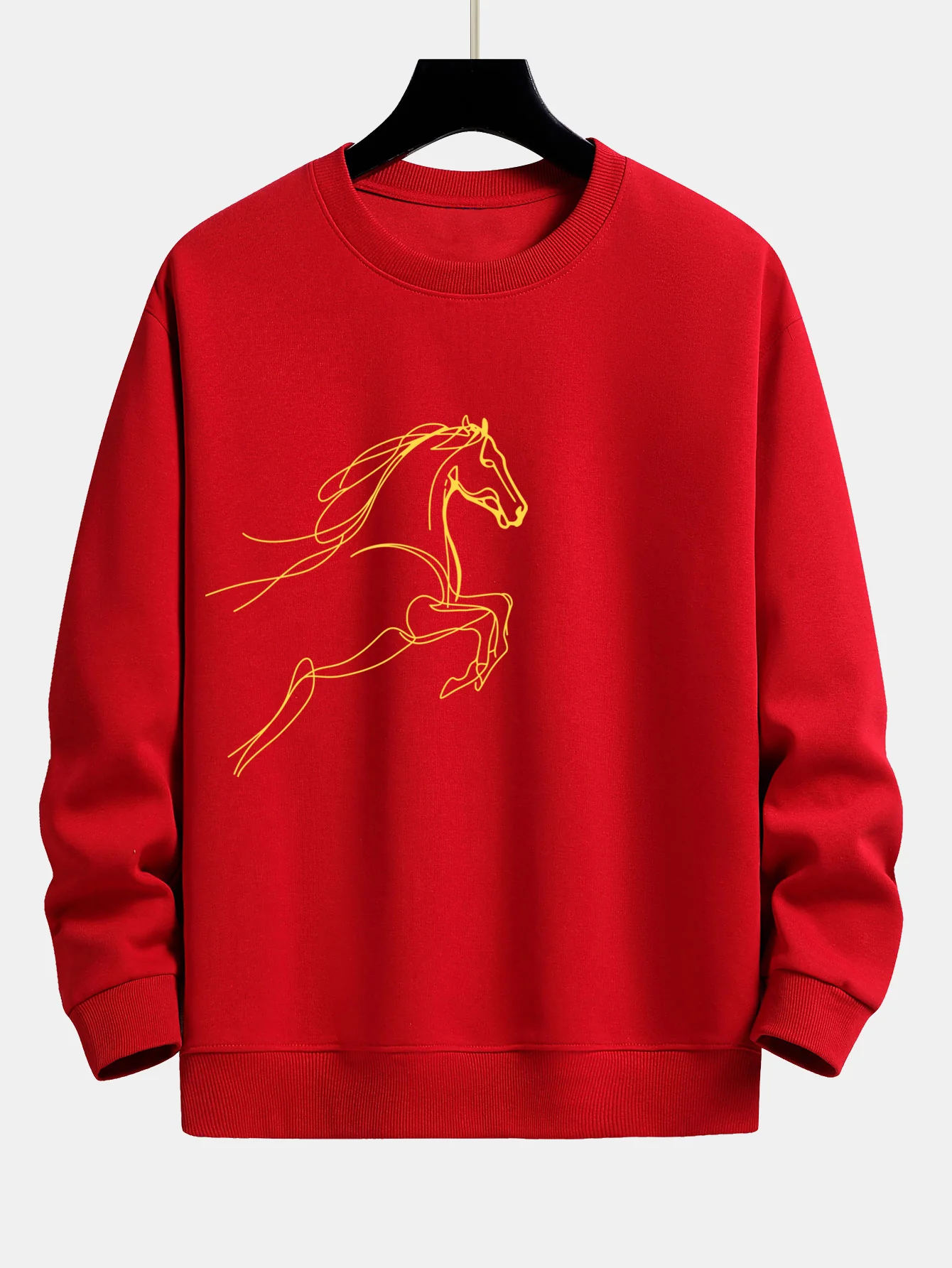 Year of the Horse Graphic Relax Fit Sweatshirt - Image 2