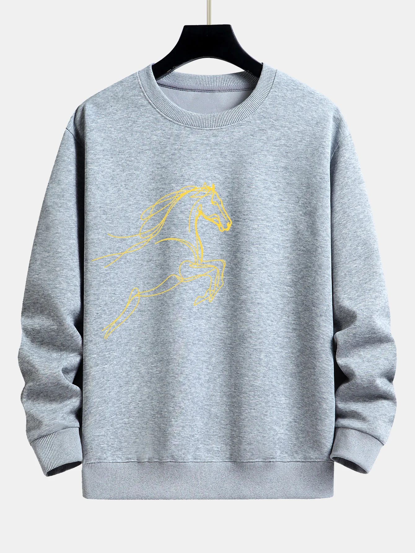 Year of the Horse Graphic Relax Fit Sweatshirt - Image 5