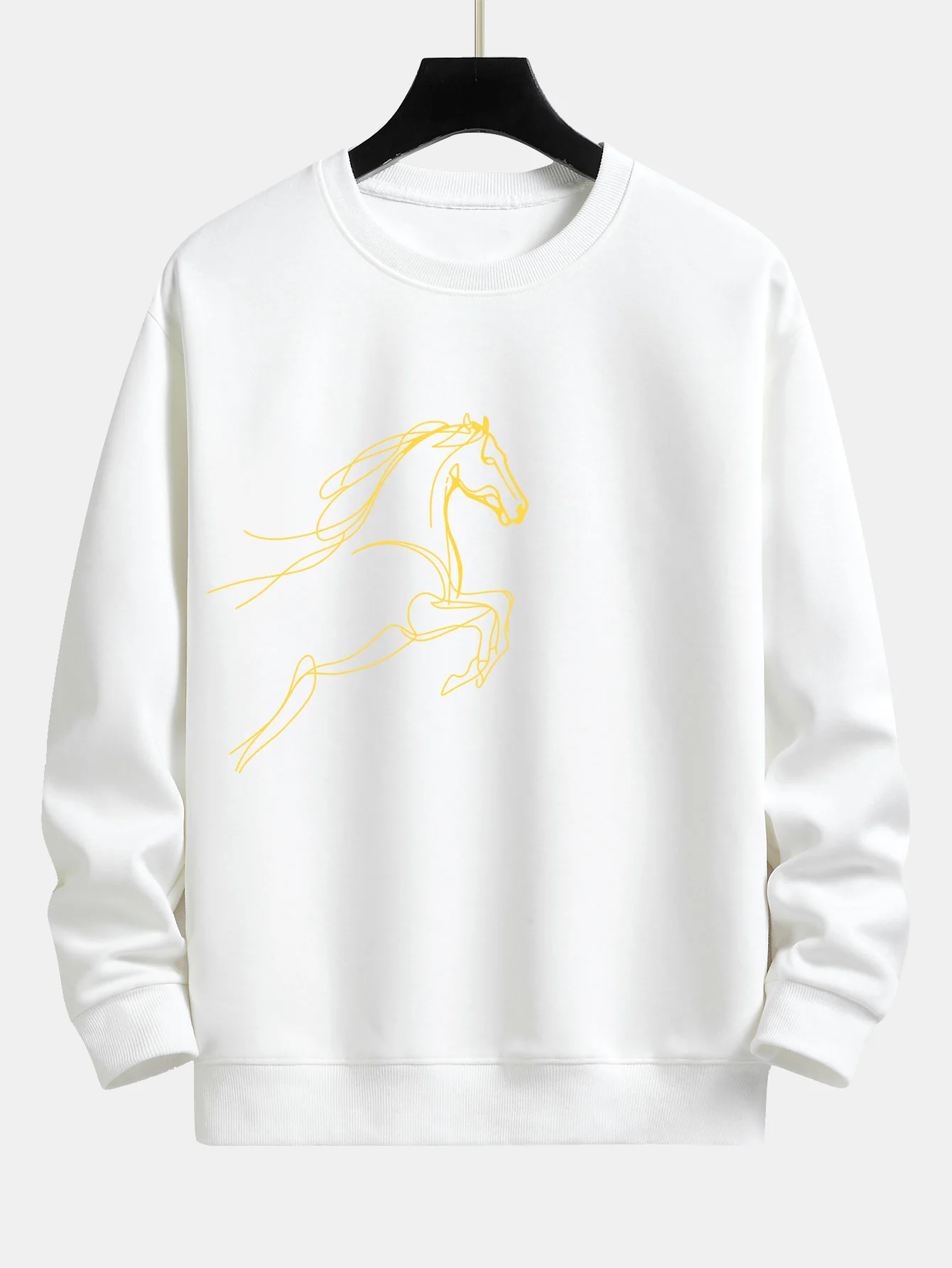 Year of the Horse Graphic Relax Fit Sweatshirt - Image 7