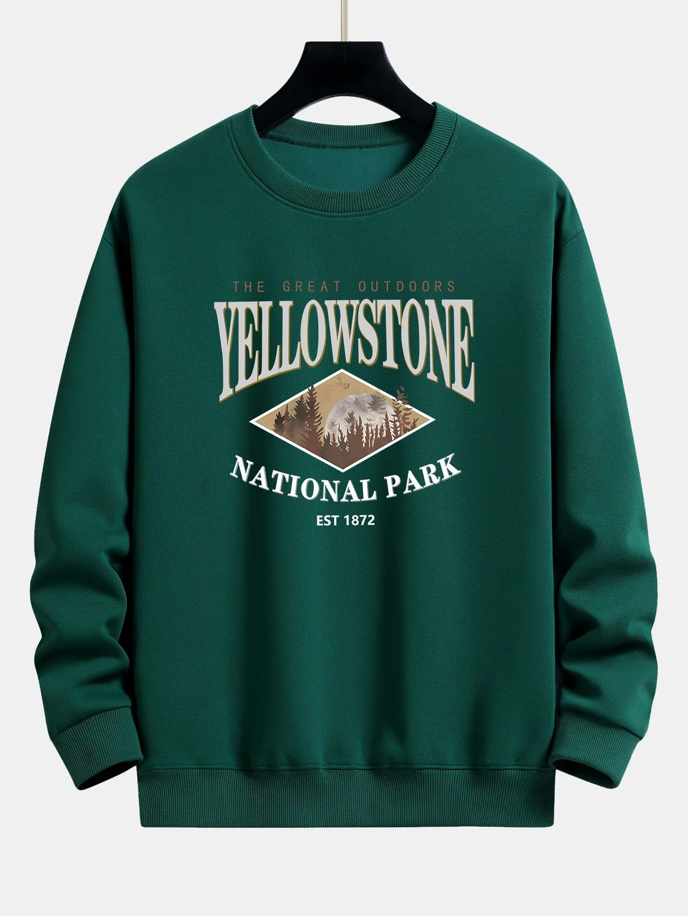 Yellowstone Print Relax Fit Sweatshirt - Image 4