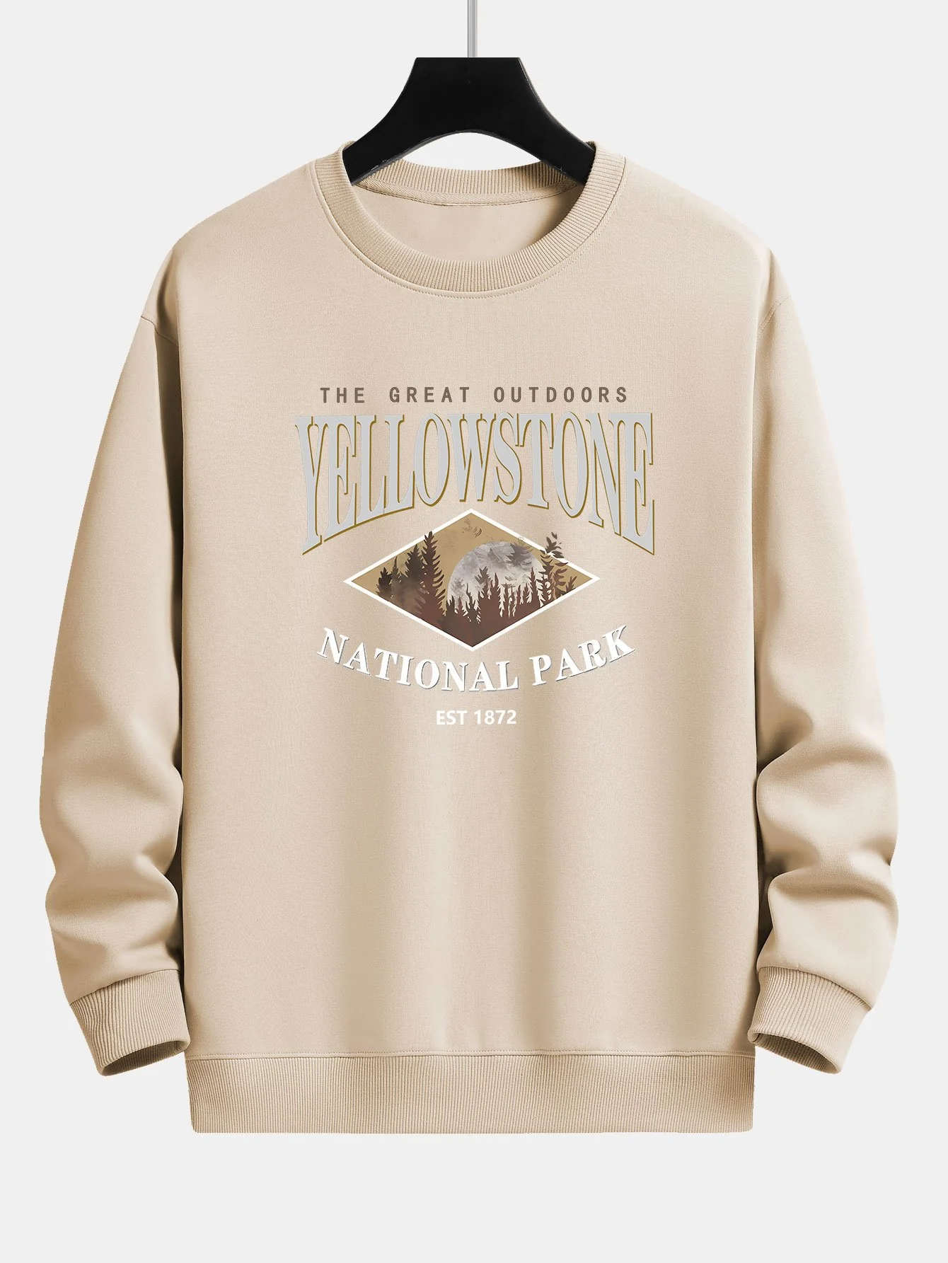 Yellowstone Print Relax Fit Sweatshirt - Image 5