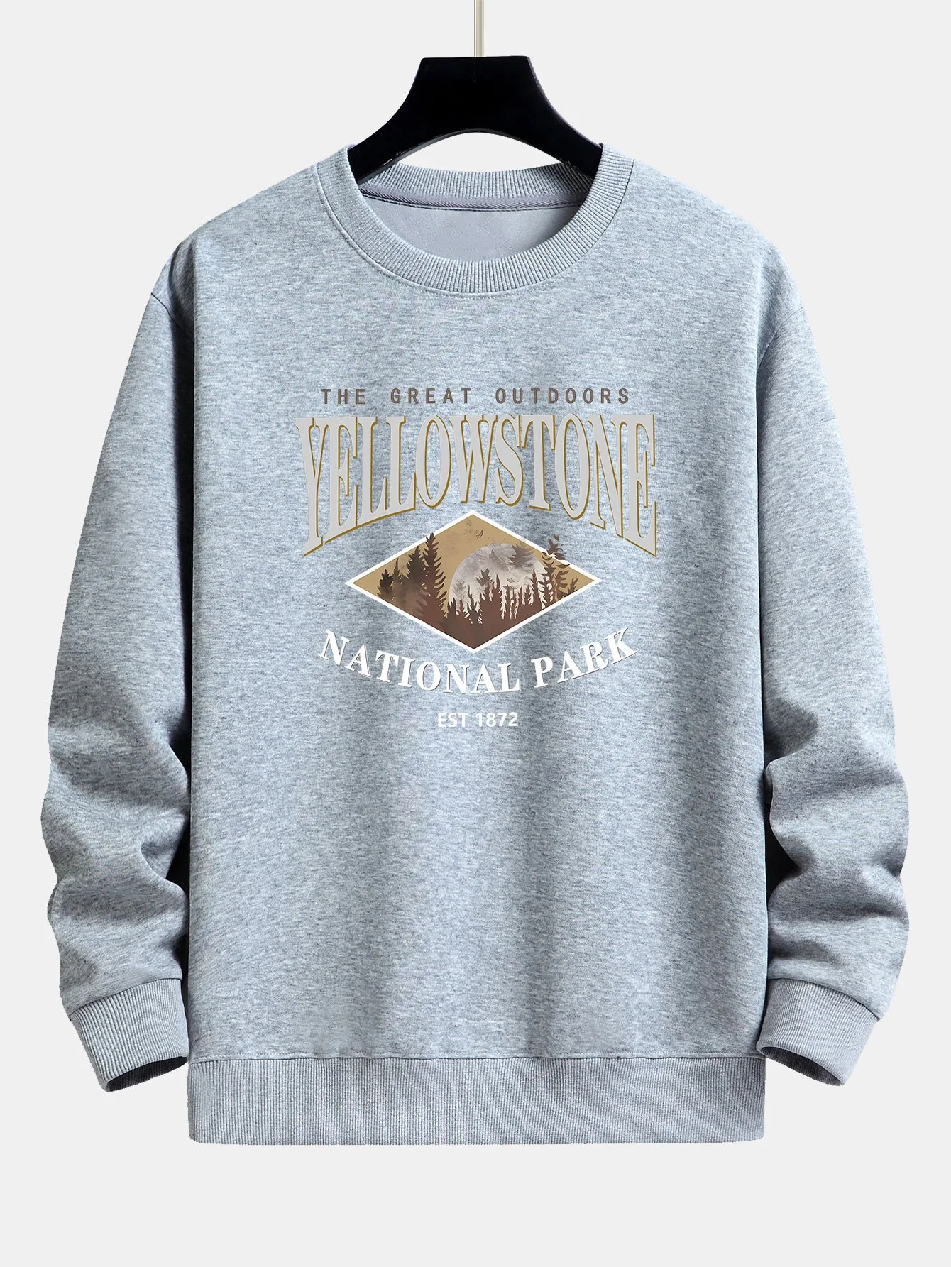Yellowstone Print Relax Fit Sweatshirt - Image 6