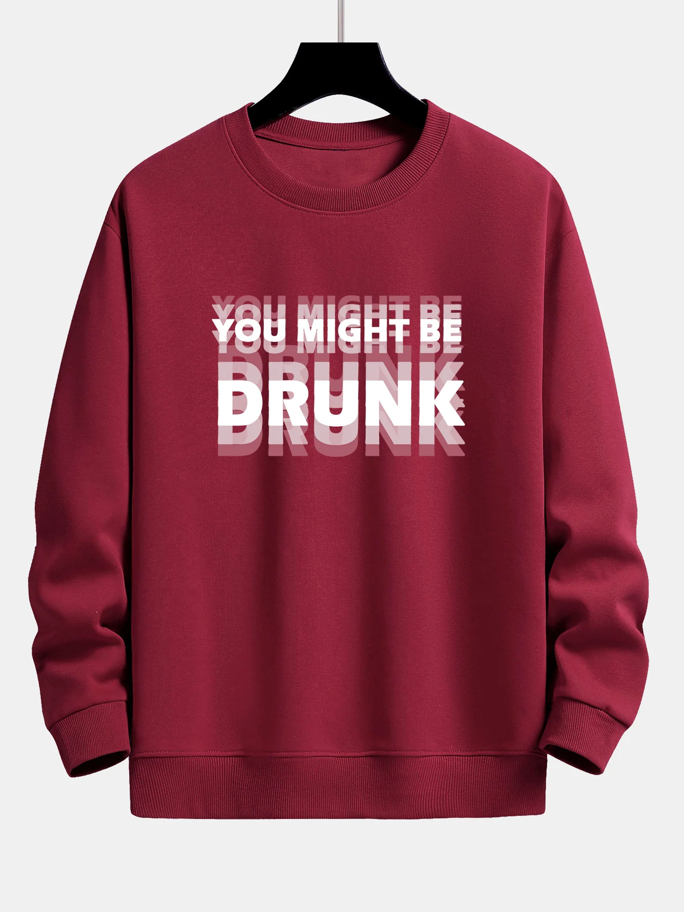 Du Könntest Betrunken Sein Print Locker Sitzendes Sweatshirt - Image 6