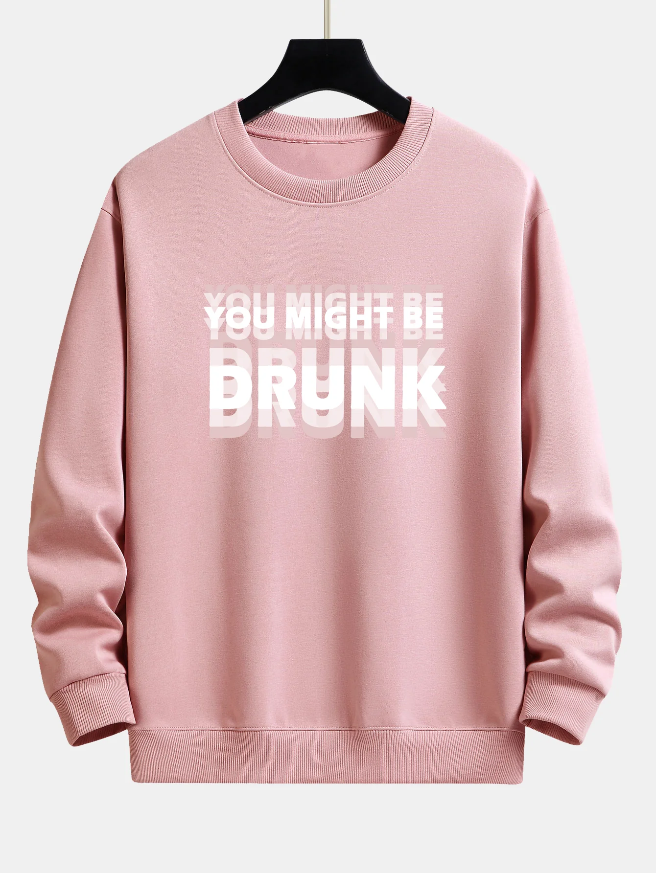 Du Könntest Betrunken Sein Print Locker Sitzendes Sweatshirt - Image 8