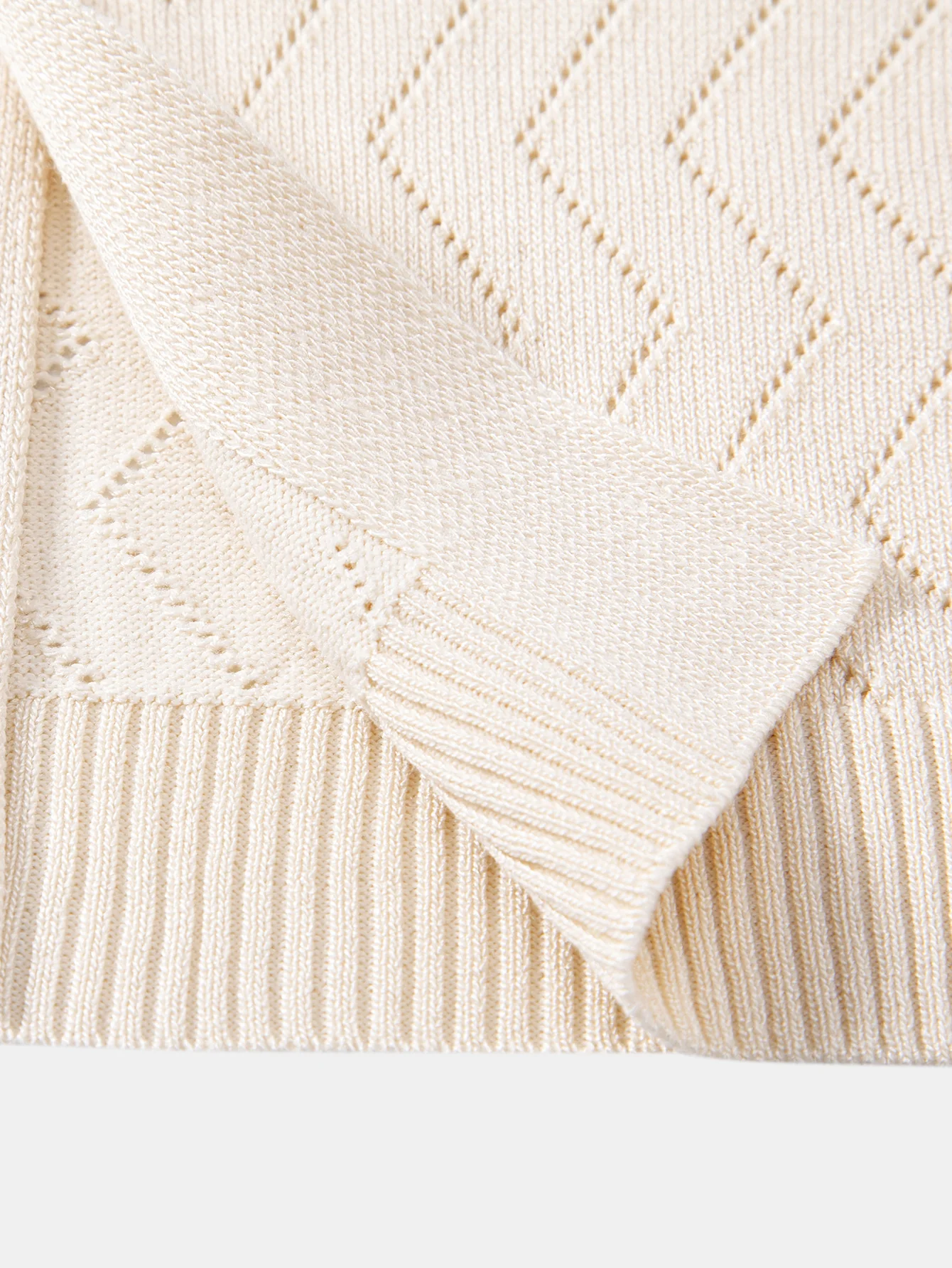 Zig Zag Open Knit Shirt - Image 10
