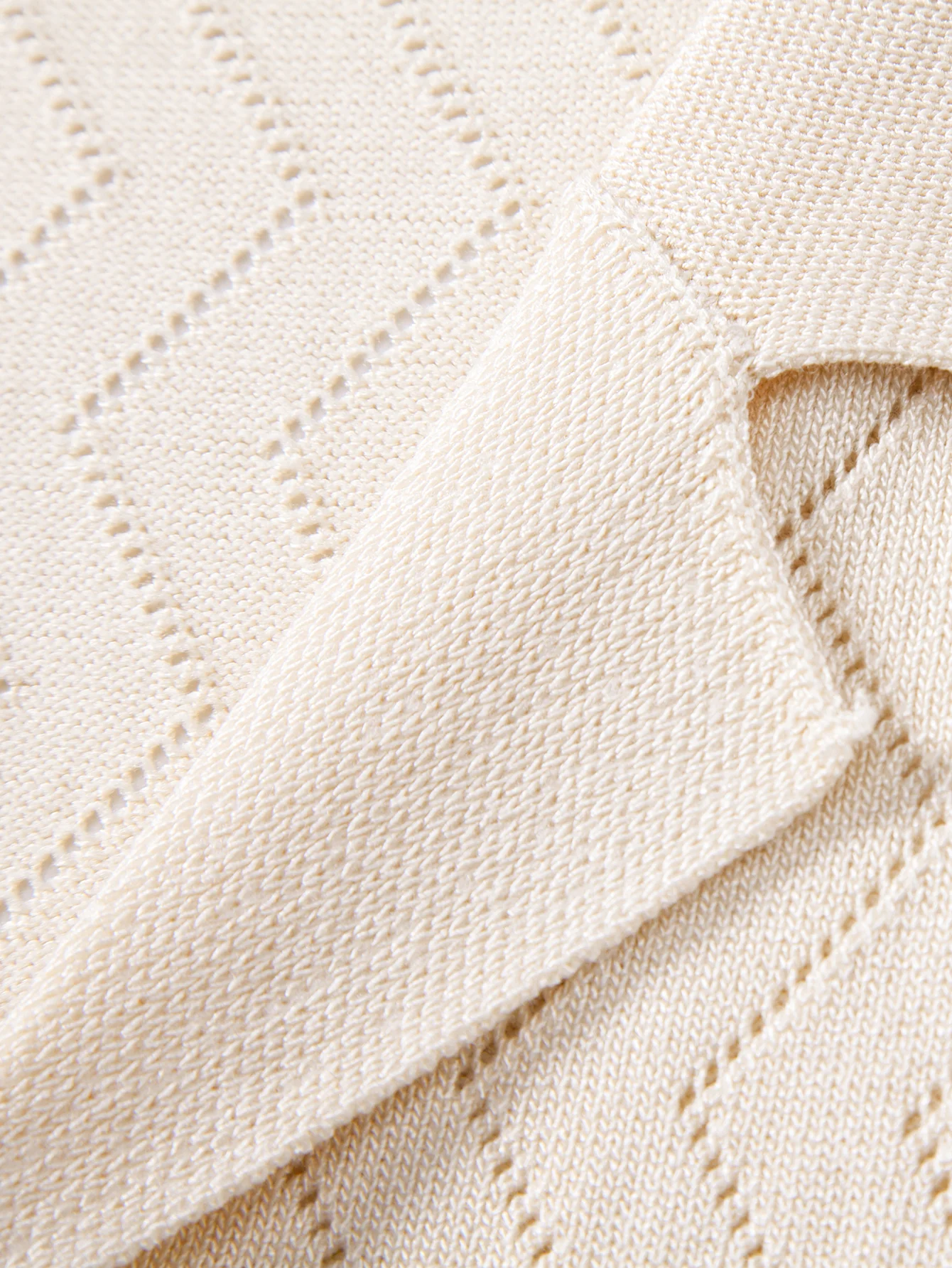 Zig Zag Open Knit Shirt - Image 12