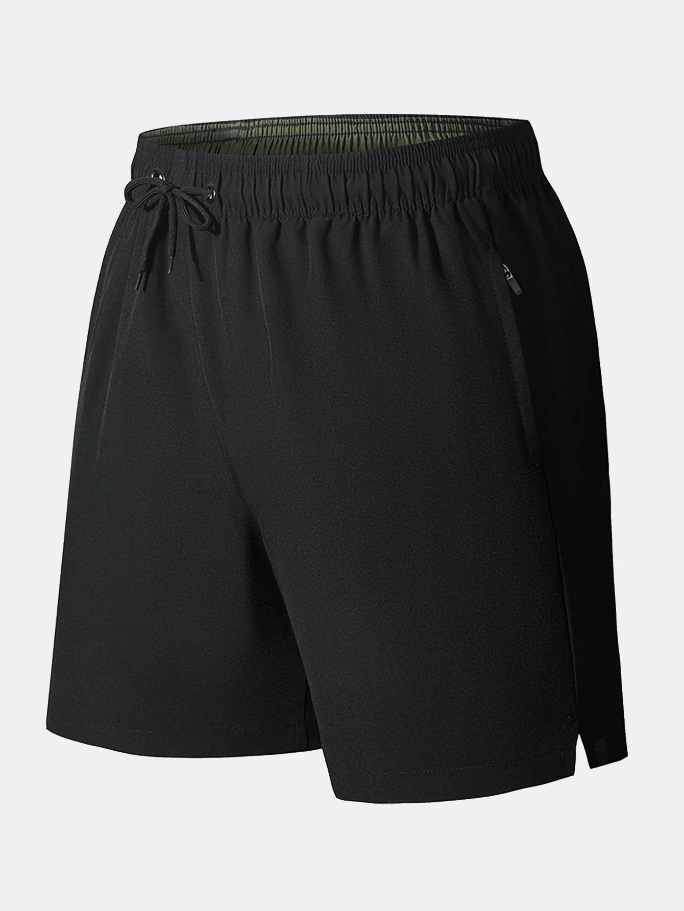 Reißverschluss-Taschen Stretch Schwimmshorts - Image 3
