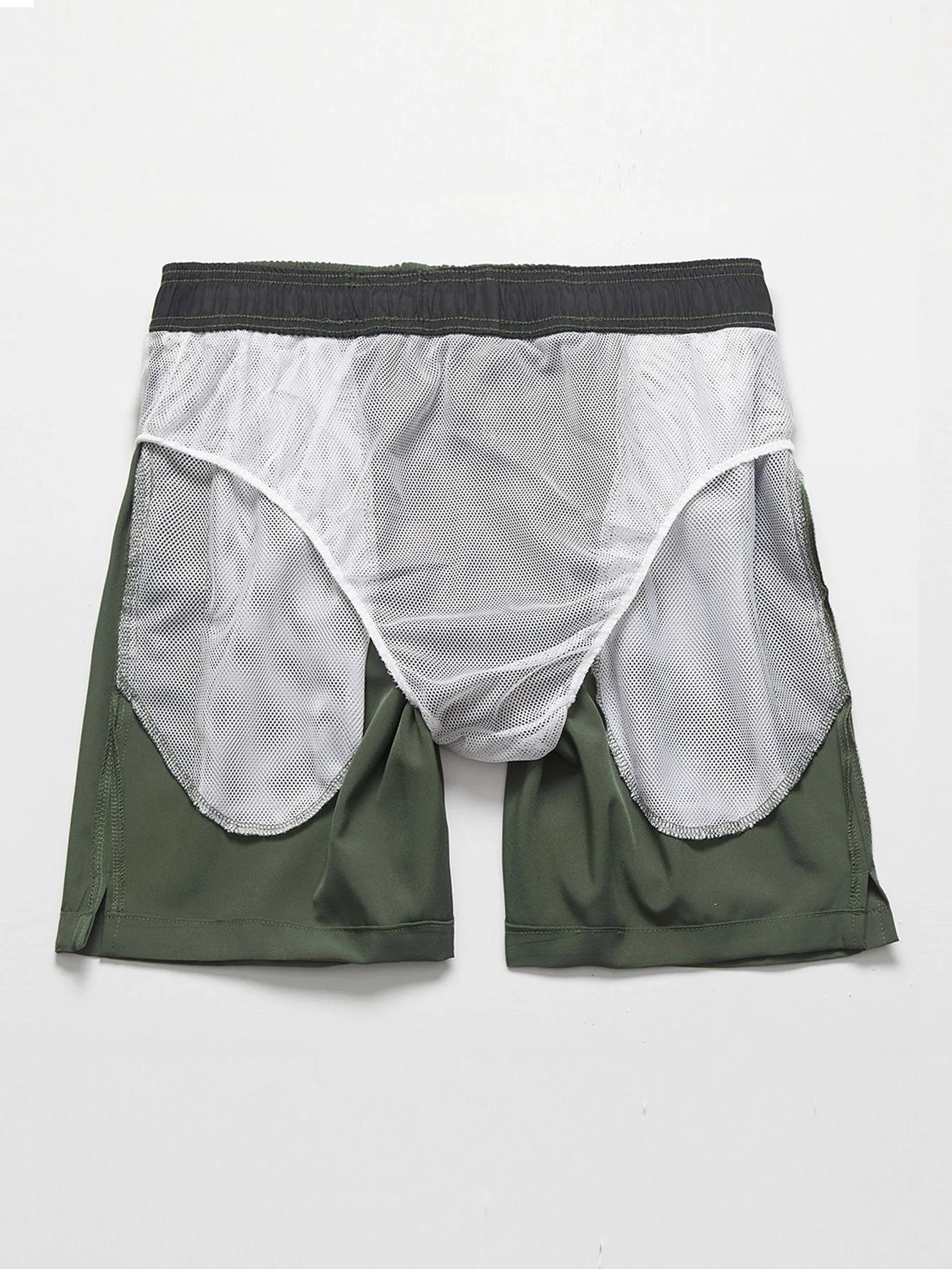 Reißverschluss-Taschen Stretch Schwimmshorts - Image 6